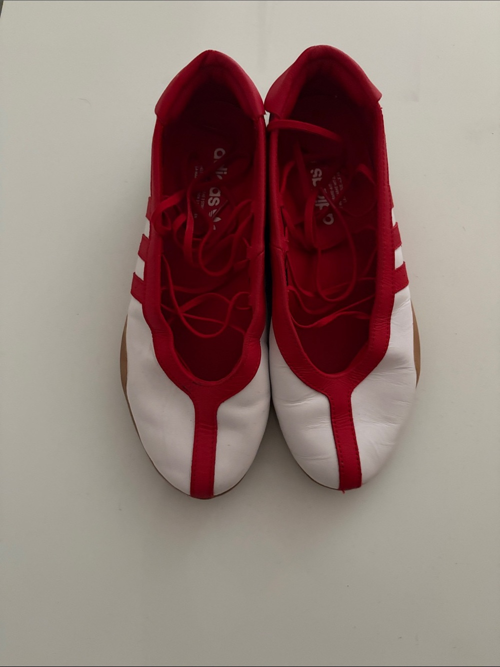 adidas Women’s Red, White and Brown Athletic Sneakers